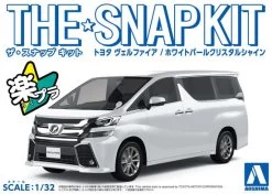 Aoshima 05630 Toyota Vellfire (White Pearl Crystal Shine) - SNAP KIT