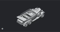 ICM 24011 Typ G4 (1935 Production), WWII German Personnel Car -RemoteFun Toys Shop 3124 14 auto downl