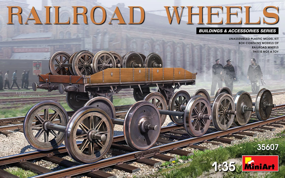 MiniArt 35607 Railroad Wheels 1 MiniArt 35607 Railroad Wheels