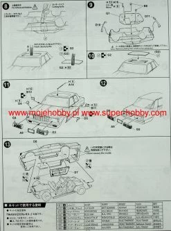 Fujimi 039510 Toyota Crown 2000 Turbo -RemoteFun Toys Shop 31942 2 fjm039510 3