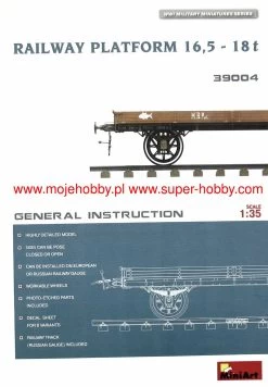 MiniArt 39004 Railway Non-brake Flatbed 16,5t -RemoteFun Toys Shop 32001 2 mna39004 1