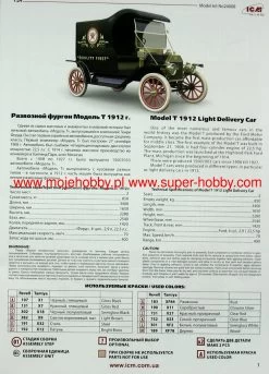 ICM 24019 Gasoline Delivery, Model T 1912 Delivery Car With American Gasoline Loaders -RemoteFun Toys Shop 33716 2 icm24019 1