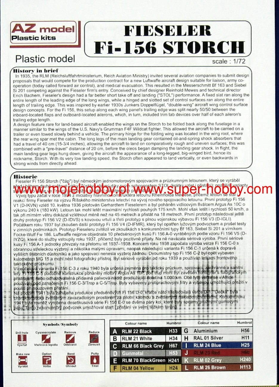 AZ-Model 7648 Fieseler Fi 156C-1/3 "Storch" 6 AZ-Model 7648 Fieseler Fi 156C-1/3 "Storch" - Image 6