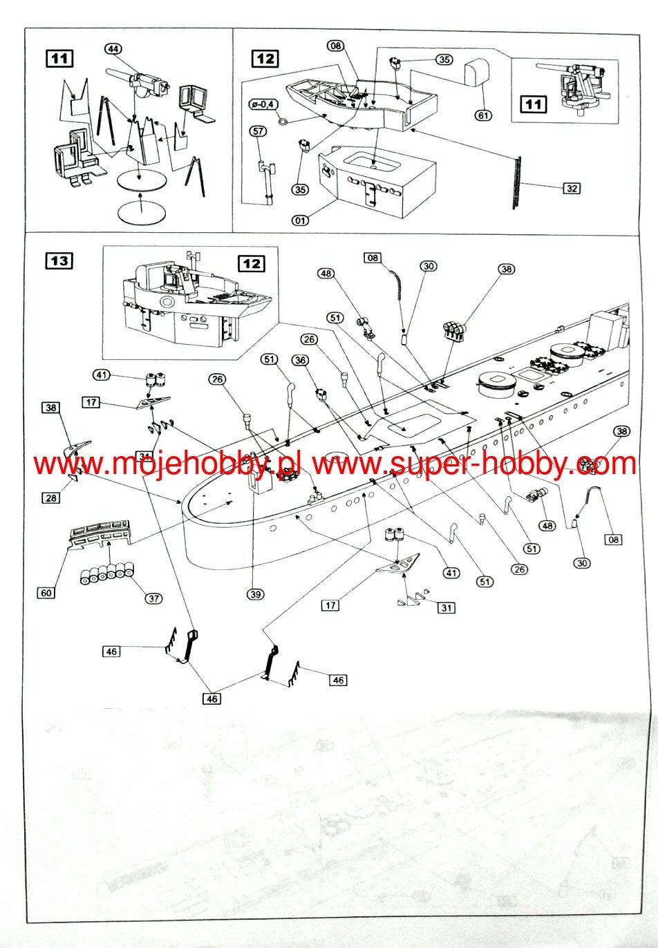 AJM Models 350-008 Flotilla Leader Scott Class HMS Campbell 1942 R. 6 AJM Models 350-008 Flotilla Leader Scott Class HMS Campbell 1942 R. - Image 6