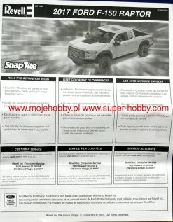 Monogram 1985 Ford F-150 2017 Raptor - SnapTite 9 Monogram 1985 Ford F-150 2017 Raptor - SnapTite -RemoteFun Toys Shop 35054 2 MON1985 1