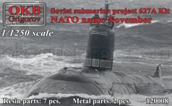OKB Grigorov N120008 Soviet Submarine Project 627A Kit (NATO Name November)