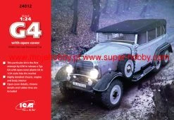 ICM 24012 G4 With Open Cover WWII German Personnel Car -RemoteFun Toys Shop 3569 12 auto downl