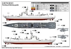 Trumpeter 06730 PLA Navy Type 052C Destroyer -RemoteFun Toys Shop 35990 tru06730 4