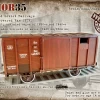 Armor35 35407 Russian And Soviet Railways Standard Covered Van (NTV). 1435 Mm./1524 Mm.