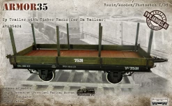 Armor35 35404 Up Trailer With Timber Racks(for Ua Railcar (1435 Mm./1524 Mm/)