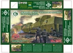 UM MT 645 Soviet Armored Train "Alexander Nevskiy"