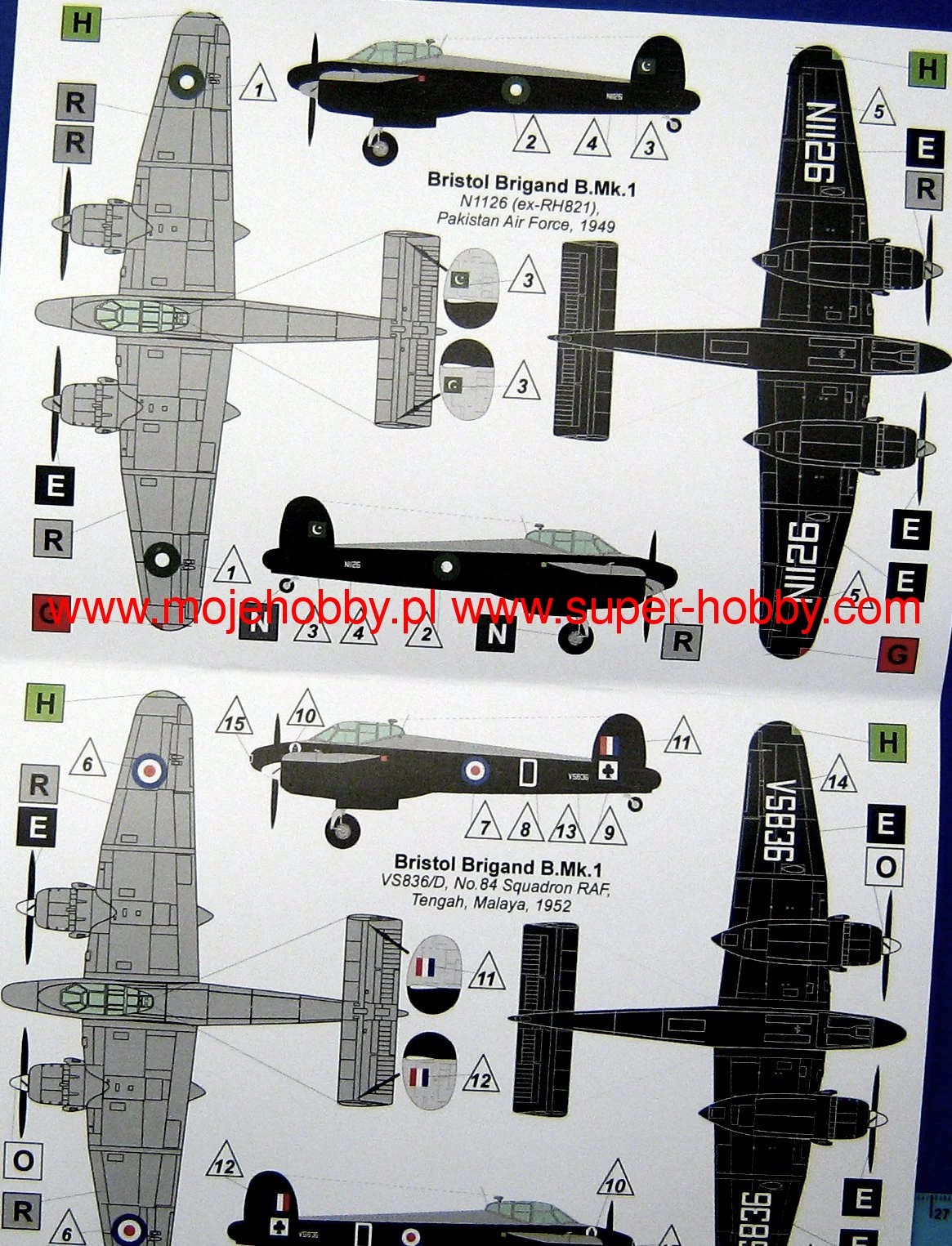 Valom 72081 Bristol Brigand B.Mk.I (Pakistan, RAF) British Light And Fast Bomber 7 Valom 72081 Bristol Brigand B.Mk.I (Pakistan, RAF) British Light And Fast Bomber - Image 7