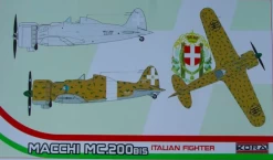 Kora Models 72191 Macchi MC.200bis Saetta Italian Fighter Prototype
