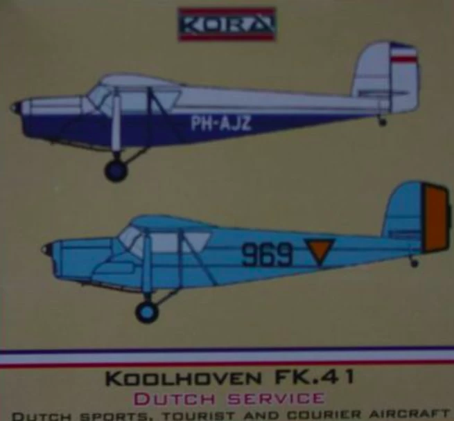 Kora Models 72172 Koolhoven FK.41 Dutch Civil & LVA What If 1 Kora Models 72172 Koolhoven FK.41 Dutch Civil & LVA What If