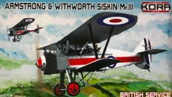 Kora Models KPK72112 Armstrong And Withworth Siskin Mk.III