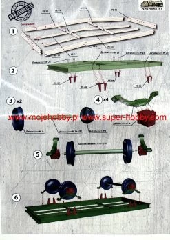 Armor35 35403 Up Trailer (for Ua Railcar)(1435 Mm./1524 Mm/) -RemoteFun Toys Shop 39890 2 RMR 35403 2