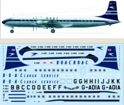 F-RSIN P4001 DC-7C - BOAC