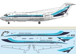 F-RSIN P4091 Fokker 28-4000 - Aerolíneas Argentinas