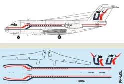 F-RSIN P4092 Fokker 28-1000 - Air UK