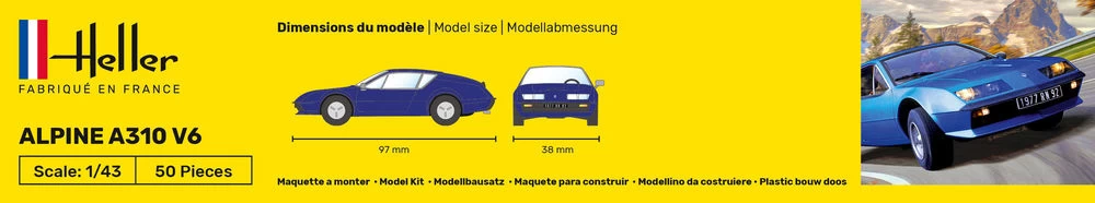 Heller 80146 Alpine A310 V6 5 Heller 80146 Alpine A310 V6 - Image 5