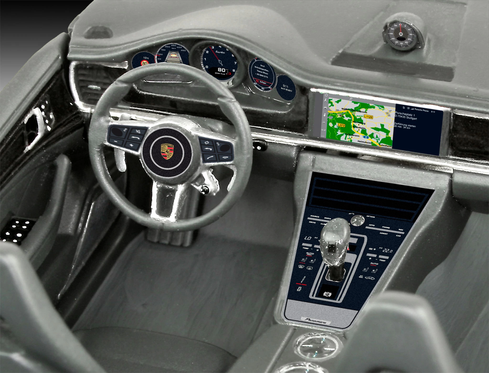 Revell 67034 Porsche Panamera Turbo Model Set 4 Revell 67034 Porsche Panamera Turbo Model Set - Image 4