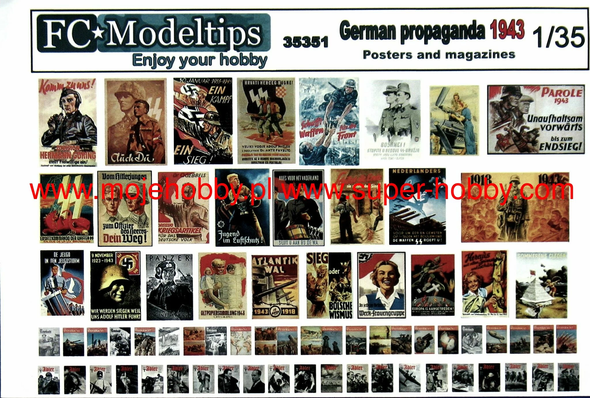 FC ModelTrend 35351 German Propaganda 1943 2 FC ModelTrend 35351 German Propaganda 1943 - Image 2