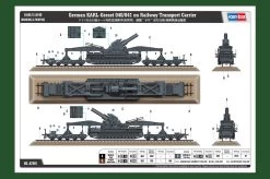 Hobby Boss 82961 Mörser KARL-Gerät 040/041 On Railway Transport Carrier -RemoteFun Toys Shop 40989 5dbaa754b3f78