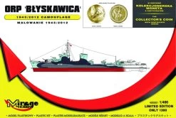 Mirage-Hobby 400001 ORP 'BŁYSKAWICA' 1943/2012 Camouflage [with The Collector's Coin]