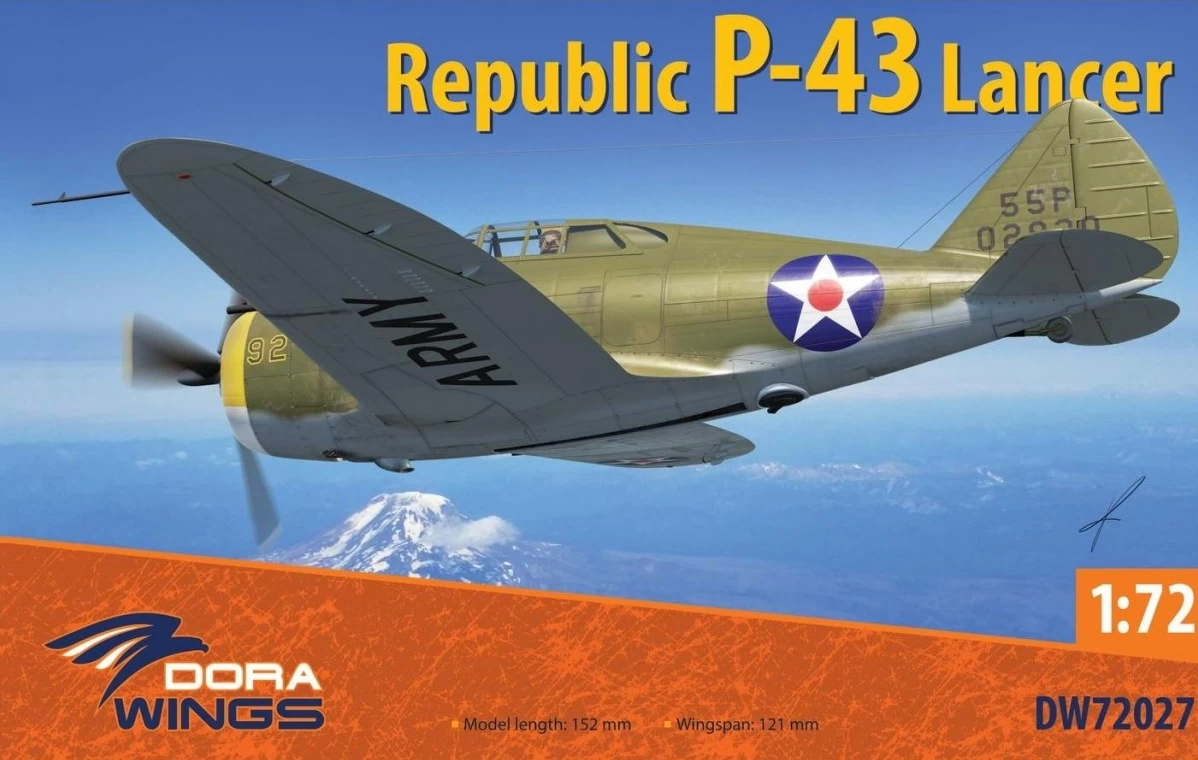 Dora Wings 72027 Republic P-43 Lancer 1 Dora Wings 72027 Republic P-43 Lancer