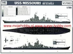 Vee Hobby V57003 USS MISSOURI BB-63 1945 -RemoteFun Toys Shop 41478 2 VEE V57003 1