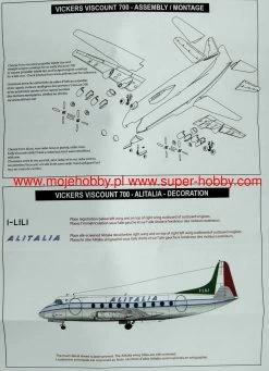 F-RSIN P4052 Viscount 700 - Alitalia -RemoteFun Toys Shop 41541 2 FRI P4052 1