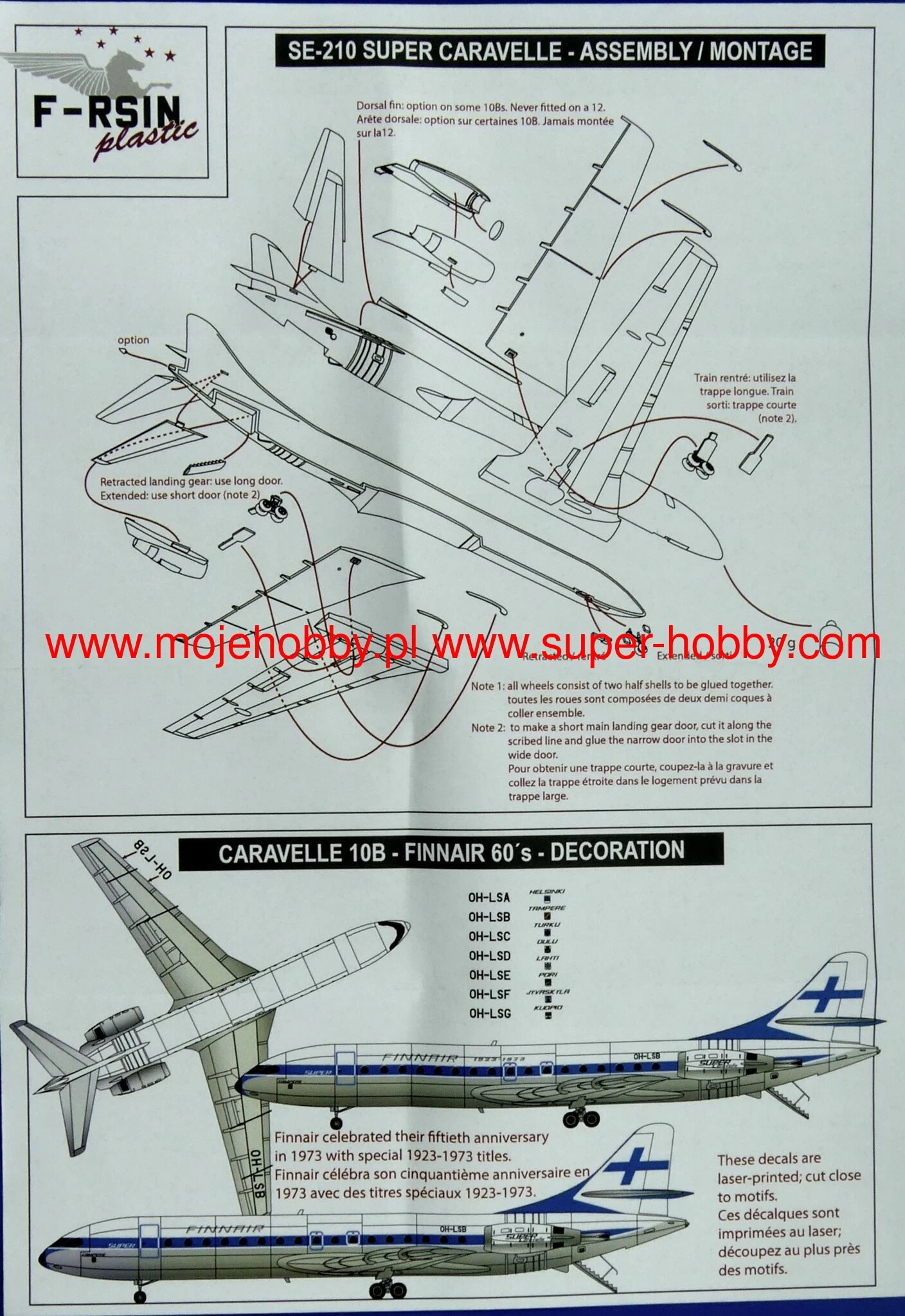 F-RSIN P4074 Caravelle 10B - Finnair 1960´s 4 F-RSIN P4074 Caravelle 10B - Finnair 1960´s - Image 4