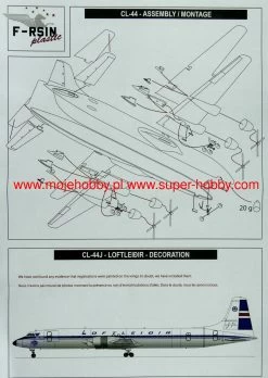 F-RSIN P4123 CL-44J - Loftleiðir -RemoteFun Toys Shop 41541 2 FRI P4123 1