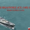 NIKO MODEL 7050 USS ROANOKE CL-145 1957 WORCESTER CLASS