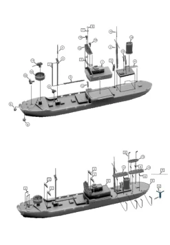 NIKO MODEL 7062 JAPANESE AUXILIARY FOOD SUPPLY SHIP - SURUGA MARU 1943 -RemoteFun Toys Shop 41777 zrzut ekranu 2021 10 15 o 15 50 39
