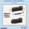NIKO MODEL ZW3514G GERMAN DIESEL LOCOMOTIVE WR 550 D 14 1 To A Pack