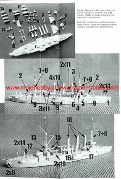 Armo 700-74 SMS Kaiser Karl VI Austro-Hungarian Armored Cruiser 9 Armo 700-74 SMS Kaiser Karl VI Austro-Hungarian Armored Cruiser -RemoteFun Toys Shop 41933 2 ARM 700 74 2