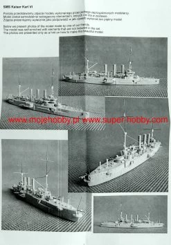 Armo 700-74 SMS Kaiser Karl VI Austro-Hungarian Armored Cruiser 10 Armo 700-74 SMS Kaiser Karl VI Austro-Hungarian Armored Cruiser -RemoteFun Toys Shop 41933 2 ARM 700 74 3