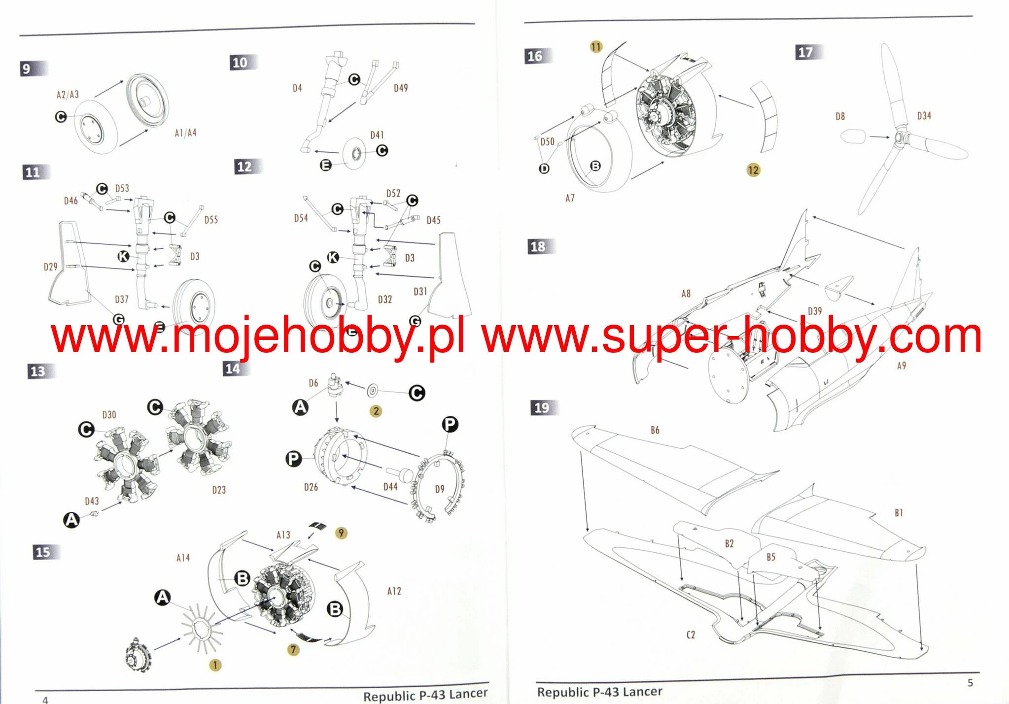 Dora Wings 72027 Republic P-43 Lancer 10 Dora Wings 72027 Republic P-43 Lancer - Image 10