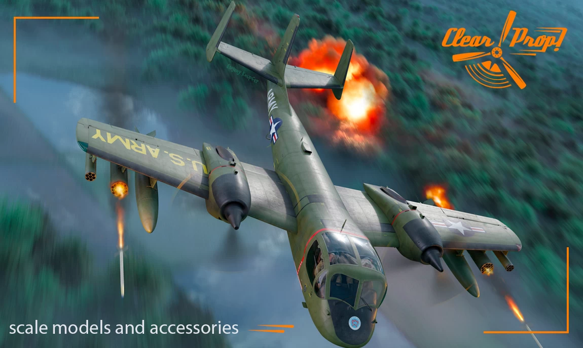 Clear Prop Models 72016 OV-1 A/JOV-1A Mohawk 1 Clear Prop Models 72016 OV-1 A/JOV-1A Mohawk