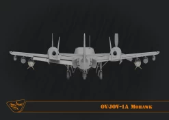 Clear Prop Models 72016 OV-1 A/JOV-1A Mohawk 16 Clear Prop Models 72016 OV-1 A/JOV-1A Mohawk -RemoteFun Toys Shop 42579 0016