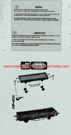 NIKO MODEL ZW3516X RAILWAY FLAT WAGON - No2 2 To A Pack -RemoteFun Toys Shop 43682 2 NKM ZW3516X 1