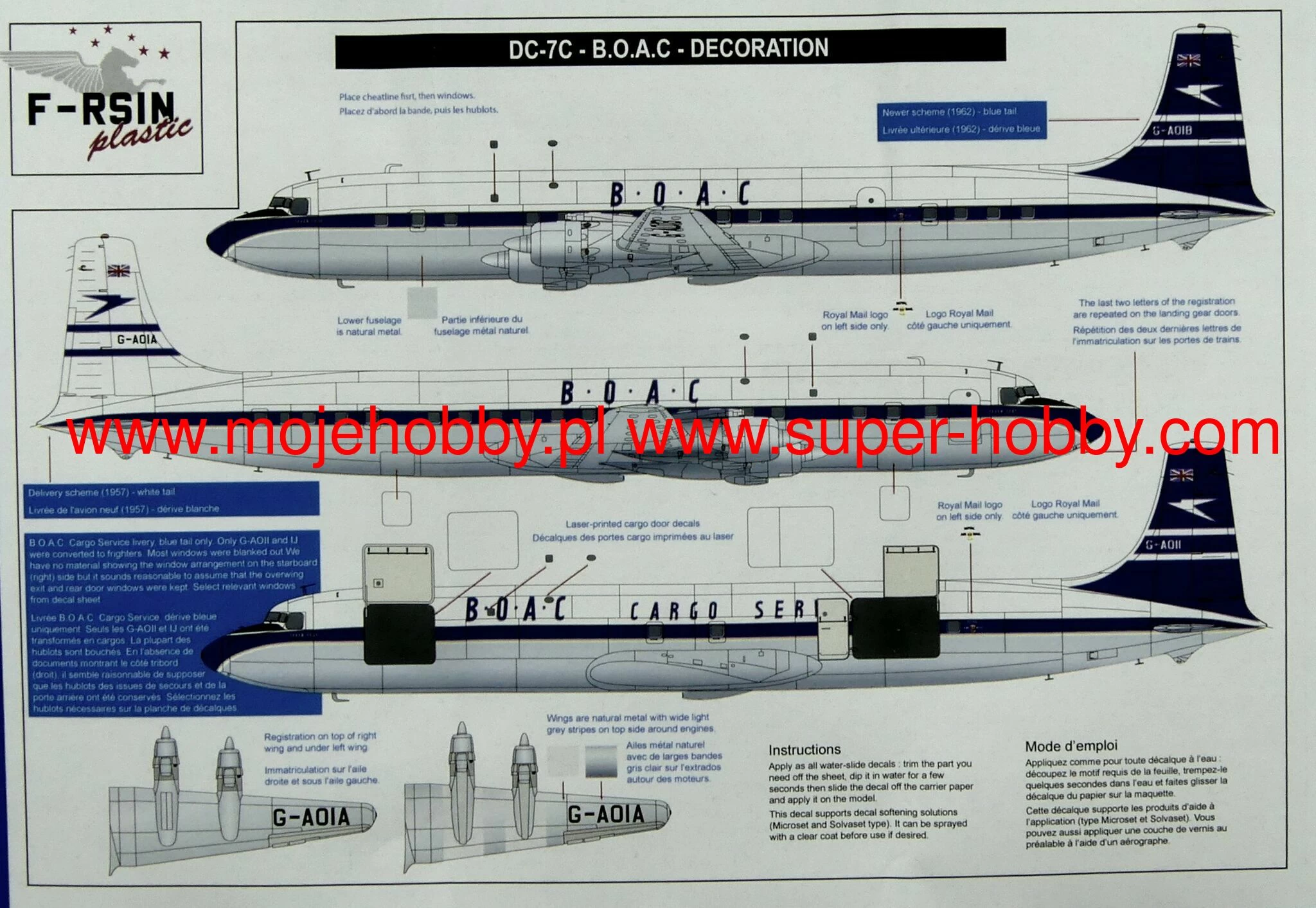 F-RSIN P4001 DC-7C - BOAC 4 F-RSIN P4001 DC-7C - BOAC - Image 4