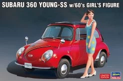 Hasegawa SP491 52291 Subaru 360 Young-SS W/60's Girl's Figure