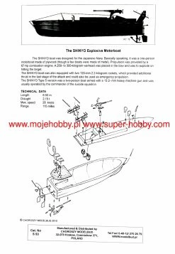 Choroszy Modelbud S53 The MARU-IN And The SHINYO Explosive Motoboats -RemoteFun Toys Shop 44026 2 CHOS53 1