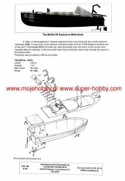 Choroszy Modelbud S53 The MARU-IN And The SHINYO Explosive Motoboats -RemoteFun Toys Shop 44026 2 CHOS53 2