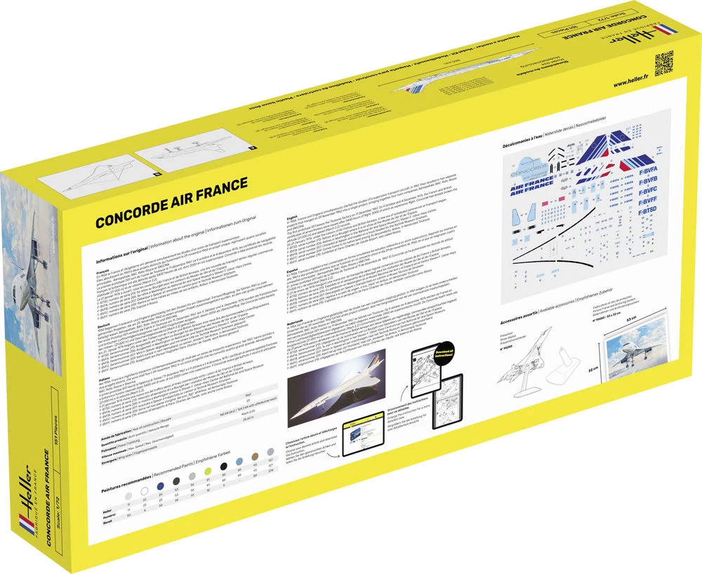 Heller 56469 Concorde Air France - Starter Set 2 Heller 56469 Concorde Air France - Starter Set - Image 2