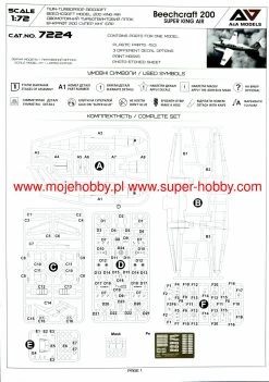A&A Models 7224 Beechcraft 200 Super King Air Twin-Turboprop Aircraft -RemoteFun Toys Shop 44709 2 AAM7224 1