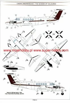 A&A Models 7224 Beechcraft 200 Super King Air Twin-Turboprop Aircraft -RemoteFun Toys Shop 44709 2 AAM7224 5