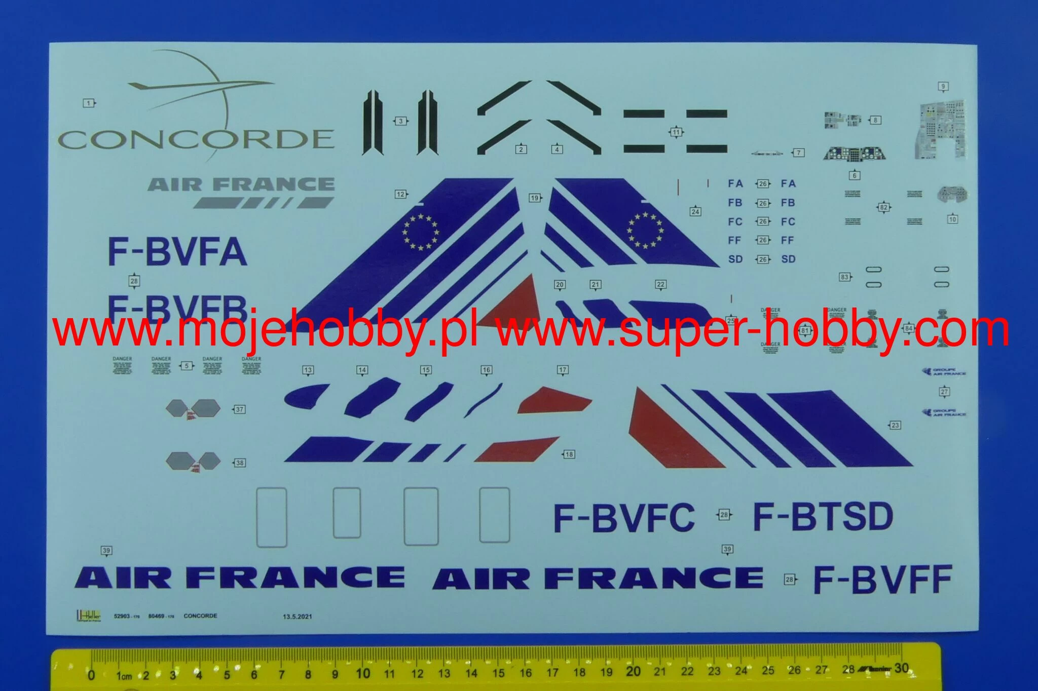 Heller 56469 Concorde Air France - Starter Set 7 Heller 56469 Concorde Air France - Starter Set - Image 7